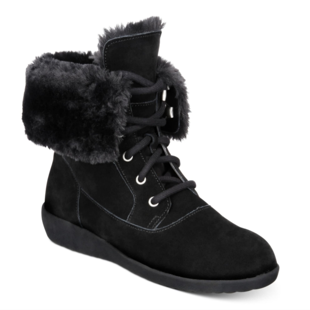 Style & Co Aubreyy Womens Faux Fur Lined Ankle Winter & Snow Boots, 5M